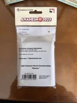 Pokemon World Championships 2025 Anaheim Card Sleeves - Image 2