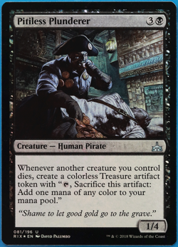 Pitiless Plunderer FOIL Rivals of Ixalan NM Uncommon CARD (500431) ABUGames - Image 1