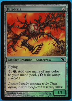 Pili-Pala FOIL Shadowmoor NM Artifact Common MAGIC CARD (ID# 500430) ABUGames - Image 1