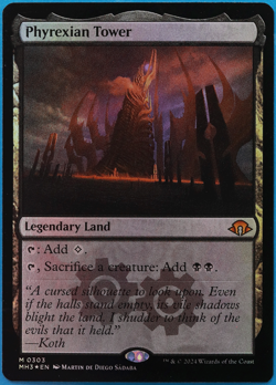 Phyrexian Tower FOIL Modern Horizons 3 NM Mythic Rare CARD (500429) ABUGames - Image 1