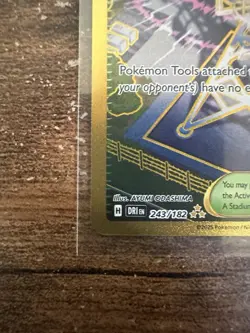 Pokemon TCG Jamming Tower Destined Rivals Gold Trainer Card 243/182 Holo - Image 5