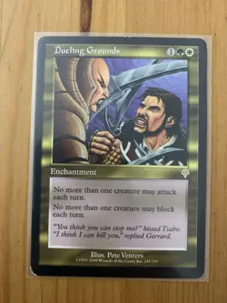 Dueling Grounds - Invasion- MTG MAGIC THE GATHERING Lightly Played - Image 1
