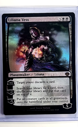 2009 MTG Magic The Gathering DDD Duel Deck Garruk vs Liliana Foil Liliana Vess - Image 1