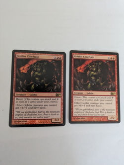 2 Goblin Chieftain Foil and Regular Core set 2010 MTG NM Free Ship with tracking - Image 1