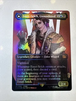 Emet-Selch, Unsundered - MTG Final Fantasy - M 0394 - Borderless FOIL Magic - Image 1