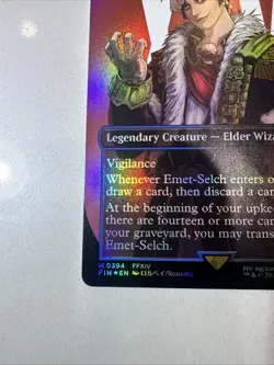 Emet-Selch, Unsundered - MTG Final Fantasy - M 0394 - Borderless FOIL Magic - Image 4