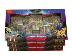Pokemon TCG Sword & Shield Legendary Warriors Premium Collection NEW (Lot of 3) - Image 1