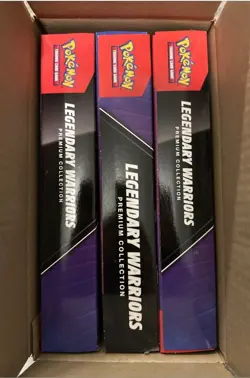 Pokemon TCG Sword & Shield Legendary Warriors Premium Collection NEW (Lot of 3) - Image 2