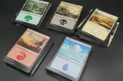 200 Magic The Gathering Basic Land Bulk - 40 Each Type MTG - Image 3