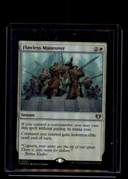 MTG Flawless Maneuver #24 Rare Foil Commander Masters - Image 1