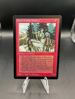 MTG MAGIC THE GATHERING BETA MONS'S GOBLIN RAIDERS - Image 1