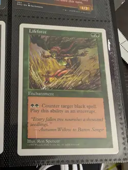 Lifeforce (NM) Fifth Edition 5ED Magic MTG (G) - Image 1