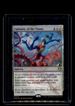 MTG Calamity of the Titans #713 Rare Commander Masters - Image 1