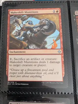Makeshift Munitions Ixalan Card Magic the Gathering NM Rare MTG (G) - Image 1