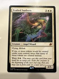 1x Exalted Sunborn MTG Edge of Eternities NM Magic Regular - Image 1