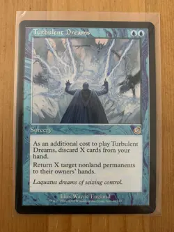 Turbulent Dreams - Torment Rare - MTG Magic the Gathering - NEAR MINT - Image 1