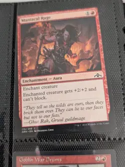 Maniacal Rage - Guilds of Ravnica (C) - Magic: The Gathering MTG (G) - Image 1