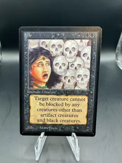 MTG MAGIC THE GATHERING BETA FEAR - Image 1