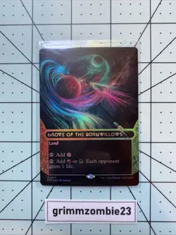 Grove of the Burnwillows (0107)(Borderless Galaxy FOIL) Edge of Eternities - MTG - Image 1