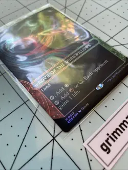 Grove of the Burnwillows (0107)(Borderless Galaxy FOIL) Edge of Eternities - MTG - Image 2