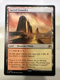 MTG - Sacred Foundry Edge of Eternities Regular NM - Image 1