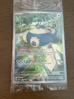 Pokemon TCG Lot of 3 Sealed ETB Promo Cards (Snorlax 151, Thundrus And tornadus) - Image 2