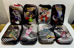 Set Of ALL 8 Pokemon TCG Unova Mini Tin Black Bolt & White Flare NEW SEALED - Image 1