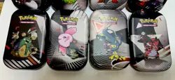 Set Of ALL 8 Pokemon TCG Unova Mini Tin Black Bolt & White Flare NEW SEALED - Image 2