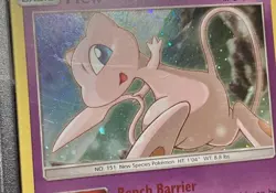 Mew Black Star Promo PSA 9 MINT 2019 Pokemon Hidden Fates Pin Collection #SM215 - Image 2