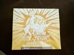 Pokemon TCG Sword & Shield Brilliant Stars Pokemon Center Elite Trainer Box 820650850066 - Image 1