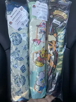 2025 Pokemon World Championships Anaheim Set Of 3 Playmat & Playmat Bag - Image 1