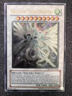 Yugioh Majestic Star Dragon SOVR-EN040 Ultimate Rare Unlimited Edition NM - Image 1