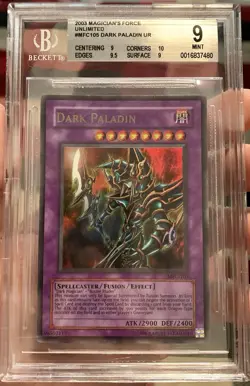 Yugioh Magician’s Force #MFC-105 Dark Paladin BGS 9 - Only Copy With 10 Corners! - Image 1
