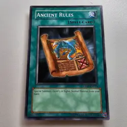 Ancient Rules - CP07 - Common - Yugioh EURO - Image 1