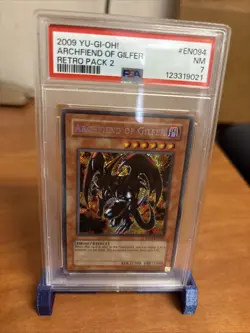 yugioh archfiend of gilfer rp02 Psa 7 - Image 1