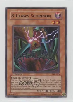 8-Claws Scorpion 1st Ed. YuGiOh Pharaonic Guardian #PGD-024 2003 - Image 1