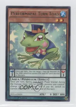 Performapal Turn Toad 1st Ed. YuGiOh Duelist Alliance #DUEA-EN010 - Image 1
