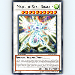 Yugioh Majestic Star Dragon DP10-EN017 1st Edition Silver Foil Rare - NM 💎 - Image 1