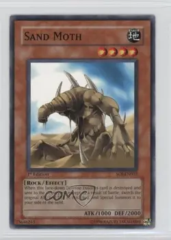Sand Moth 1st Ed. YuGiOh Shadow of Infinity #SOI-EN032 2006 - Image 1