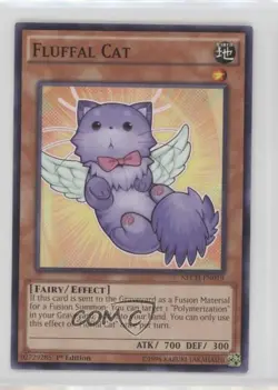 Fluffal Cat 1st Ed. YuGiOh The New Challangers #NECH-EN019 - Image 1