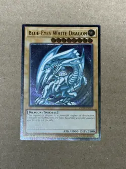 YUGIOH Blue-Eyes White Dragon OP28-EN001 Ultimate Rare LP #6 - Image 1