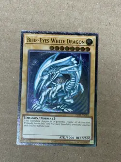 YUGIOH Blue-Eyes White Dragon OP28-EN001 Ultimate Rare LP #5 - Image 1