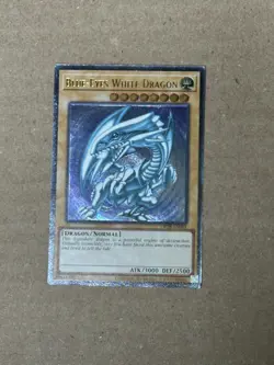 YUGIOH Blue-Eyes White Dragon OP28-EN001 Ultimate Rare LP #3 - Image 1
