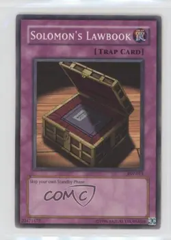 Solomon's Lawbook Unlimited YuGiOh Pharaoh's Servant #PSV-013 2002 - Image 1