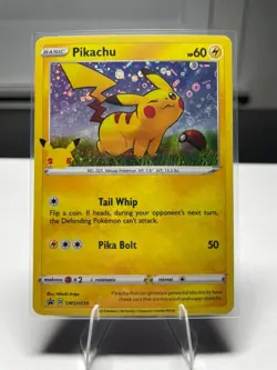 Pikachu SWSH039 General Mills Promo 2020 Holo Rare Holo Pokemon TCG Card NM - Image 1