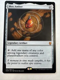 Mox Amber Dominaria Magic the Gathering Card LP Condition - Image 1