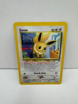 Pokemon Eevee Card 38/75 Neo Discovery Set Uncommon- LP - Image 1
