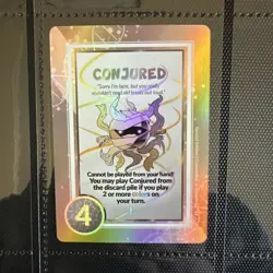 SDCC 2023 promo Doomlings Card Game Conjured #4 Overlush Unplayed Mint condition - Image 1