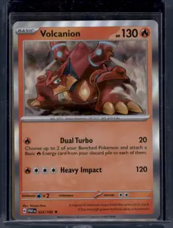 Volcanion ex 017/100 RR Stellar Miracle Holo Japanese+English Pokemon Card NM - Image 2