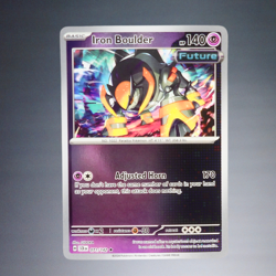 2024 POKEMON TCG IRON BOULDER #071/142 SV07:STELLAR CROWN HOLO TRADING CARD TC - Image 1